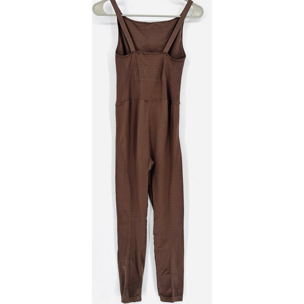 Free People One Piece Brown Seamless Body Jumpsuit Fun Comfort Lifestyle - Picture 5 of 10